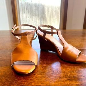 Cole Haan nude 8.5 wedge